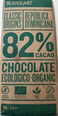 Chocolate ecologico 82% rep dominicana - 8436006835780