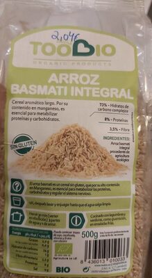 Arroz Basmati integral - 8436013010033