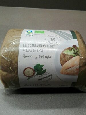 Bio burger vegetal quinoa y borraja - 8436033363065