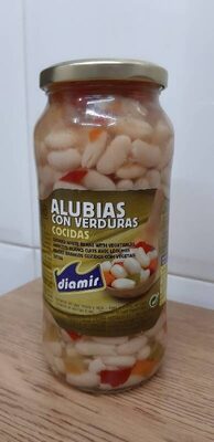 Alubias con verduras cocidas - 8436033874844