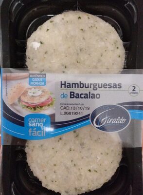 Hamburguesas de Bacalao - 8436038376190