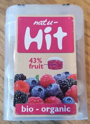 Natu-hit Red Fruits Dragee, 11 GR Schachtel - 8436046550933