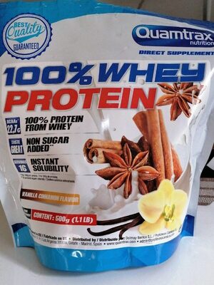 100% Whey protein - vanilla cinnamon - 8436046979505