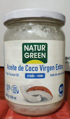 Aceite De Coco Bio 400 Gr Naturgreen - 8436542190640