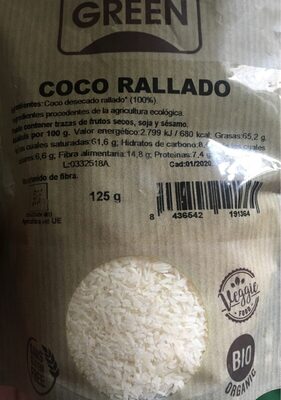 Coco rallado natur green - 8436542191364