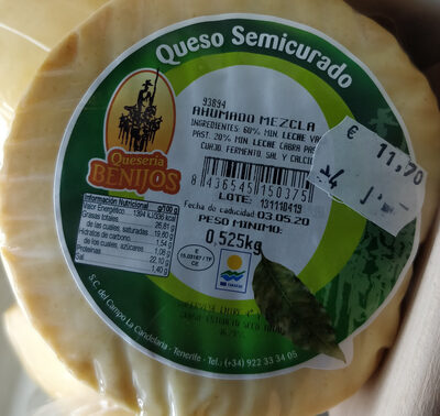 Queso semicurado ahumado mezcla - 8436545150375