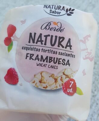 Natura Tortitas Frambuesa 105g 7u - 8436545890288