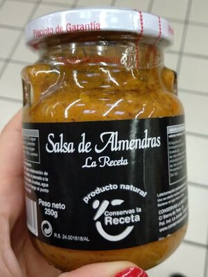 Salsa de almendras - 8436546240174