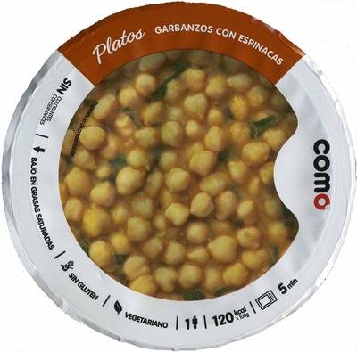 Garbanzos con espinacas - 8436548113704