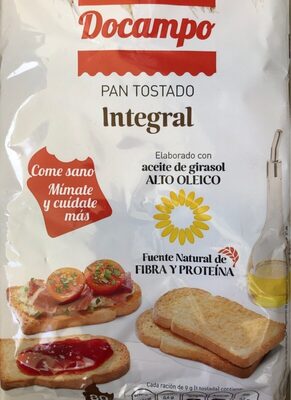 Pan tostado integral - 8436550310115
