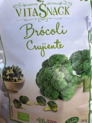 Bulk Deal 20 X Vitasnack Organic Broccoli Crunch 24G - 8436551952192