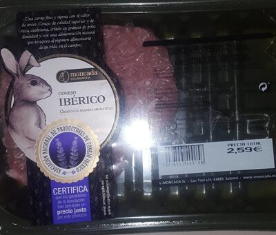 Burguer meat conejo iberico - 8436553400158