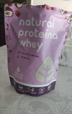 Natural proteina whey frambuesa y coco - 8436575050232