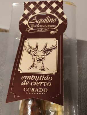 Embutido de ciervo curado - 8437001021024