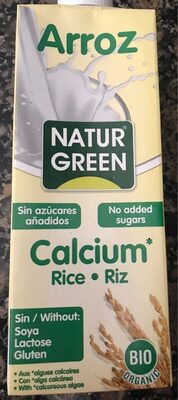 Bebida de arroz con calcio ecológica - 8437002932794