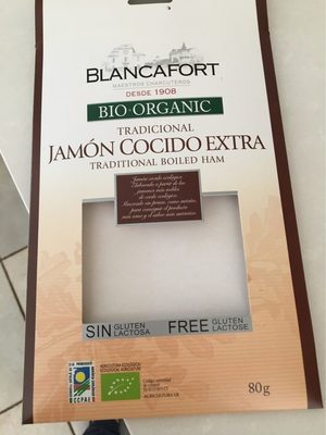 Bio organic jamón cocido ecológico sin gluten sin lactosa - 8437004416551