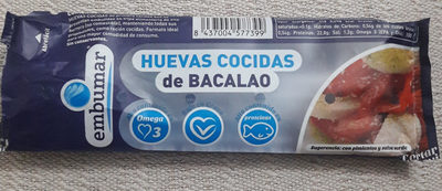 Huevas cocidas de bacalao - 8437004577399