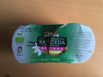 Bifidus con mango y vainilla - 8437006245395