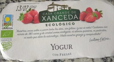 Yogur con fresas - 8437006245616