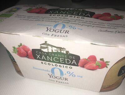 Yogur desnatado 0% con fresas - 8437006245715