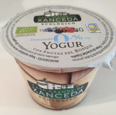 Yogur desnatado 0% con frutas del bosque - 8437006245722