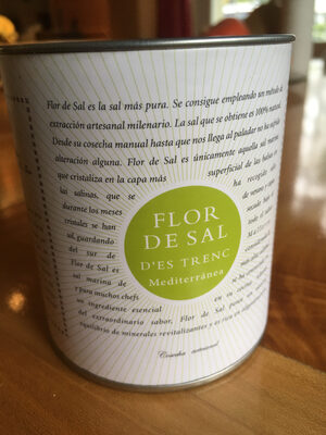 Flor De Sal (fleur De Sel D'es Trenc Méditerranéenne) 150 G - 8437006451017