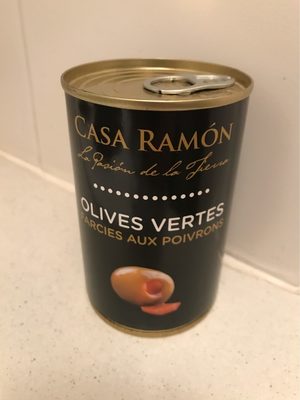 Olives vertes facies aux poivrons - 8437006913539