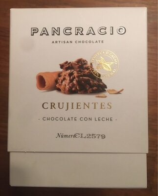 Crujientes chocolate con leche - 8437009283042