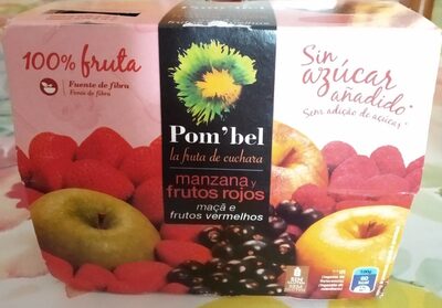 Compota de manzana y frutos rojos pack 4 tarrina 100 g - 8437010537325