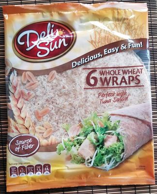 Deli Sun Delicious Easy & Fun Whole Wheat Wrap - 8437011503077