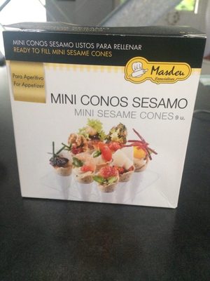 Mini cones au sesame - 8437015087269