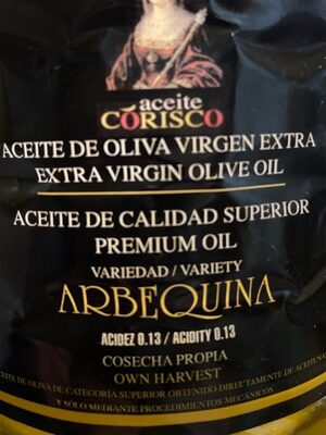 Aceite de oliva virgen extra - 8437015900001