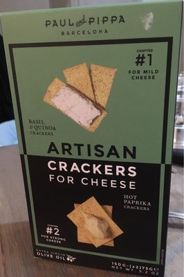 Artisan crackers for cheese hot paprika - 8437015921105