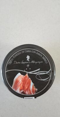 Queso fundido de cabra con jamon iberico - 8437016673171