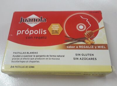 Pastillas blandas própolis con regaliz - 8470001544803