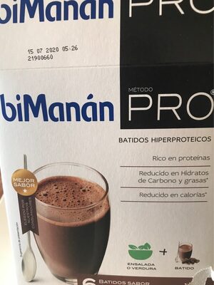 Batidos sabor chocolate PRO - 8470001554383