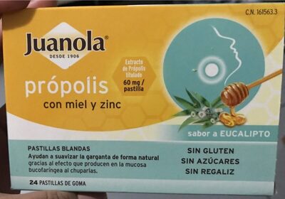 Propólis con miel y zinc sabor eucalipto - 8470001615633