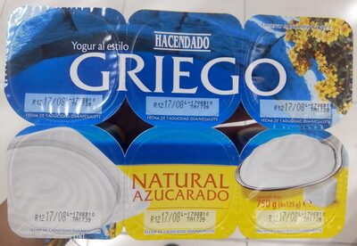 Yogur al estilo griego azucardo - 8480000205582