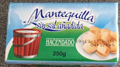 Mantequilla sin sal - 8480000207166