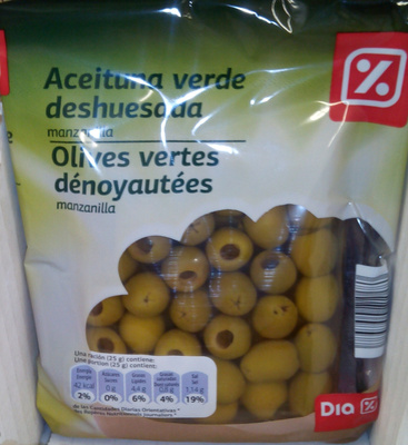 Olives vertes dénoyautées - 8480017058577