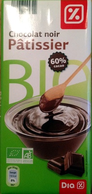 Chocolat noir pâtissier Bio - 8480017094322
