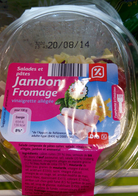 Salades et pâtes jambon fromage - 8480017124845