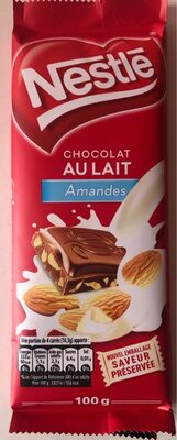 Chocolat au lait amandes - 8593893769724