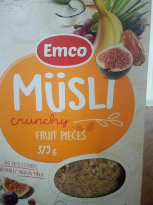 Emco Musli With Fruit Pieces Crunchy - 8594017140573