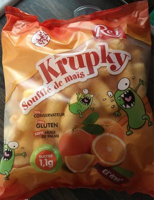 Krupky - Soufflé de maïs orange - 8594038915938