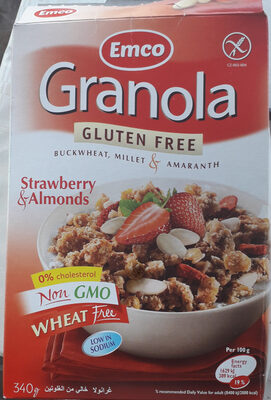 Emco Granola S / Berry & Almonds 340G (GF) - 8595229909248