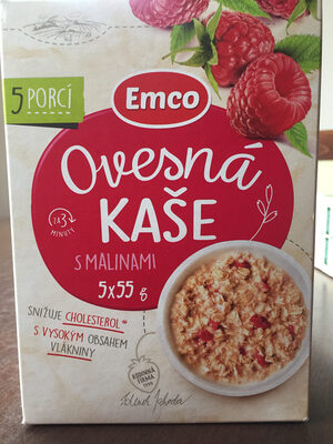 Ovesna kaše s malinami - 8595229916215