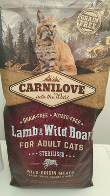 Lamb & Wild Boar For Adult Cats - 8595602512300