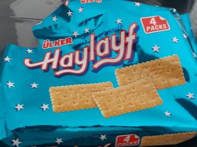 Ulker Haylayf Sugar Sprinkled Biscuits 4-packed - 8690504008125