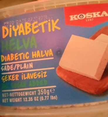 Koska Halva Sugar Free Plain 50 G (pack of ) - 8690710010028